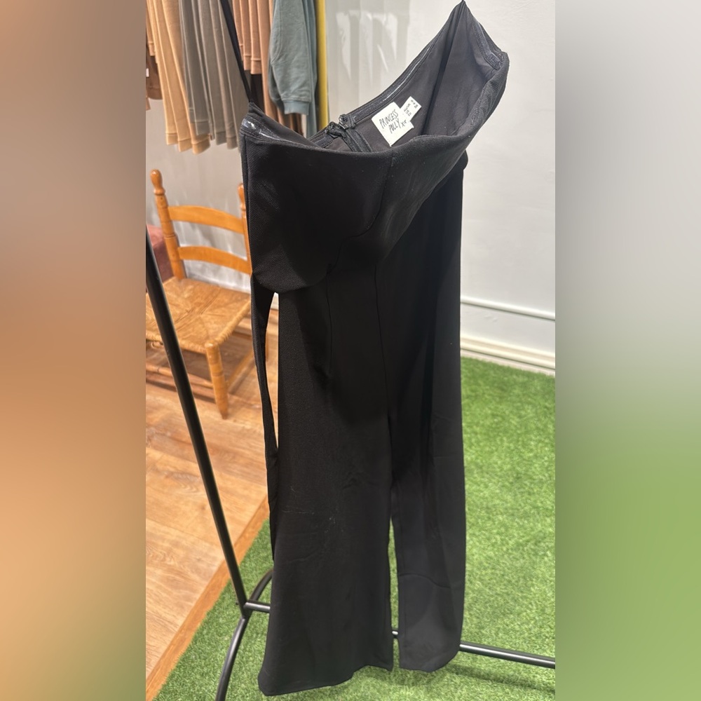 Princess Polly Black Strapless Jumpsuit